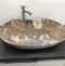 Раковина накладная CeramaLux MNC 66 см под камень/белый, серый  503 - 0