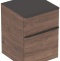500.357.JR.1 Geberit Smyle Square Боковой шкафчик низкий с двумя выдвижными ящиками, цвет 
