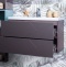 Мебель для ванной Бриклаер Кристалл 80 софт графит - 8
