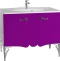 Тумба с раковиной Bellezza Эстель 100 фиолетовая - 1