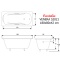 Чугунная ванна Castalia Venera S2021 180x80 с ручками Ц0000150 - 4