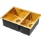 Кухонная мойка Paulmark Annex 60 L брашированное золото PM545944-BGL - 1