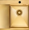 Мойка кухонная Paulmark Alster 59 R брашированное золото PM825951-BGR - 0