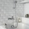Смеситель для ванны с душем STWORKI by Damixa Дублин HFDB10000 хром,настенный, латунь, однорычажный, с душевым гарнитуром - 3