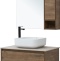 Мебель для ванной STWORKI Карлстад 75 дуб рустикальный, простоун беж, с отверстием для смесителя в столешнице 425264 - 9