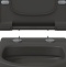 Унитаз подвесной Berges Ego серый с сиденьем микролифт 083218 - 2