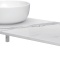 Мебель для ванной DIWO Элиста 100 белый мрамор, с раковиной Moduo 40 RING 555436 - 4