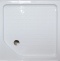 Душевой уголок Royal Bath HP 80х80 с поддоном профиль белый стекло матовое RB80HP-C - 3