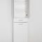 Шкаф-пенал Style Line Эко Стандарт 48 с бельевой корзиной, белый ЛС-00000249 - 1