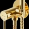 Гигиенический душ со смесителем Excellent Pi золото AREX.1204GL - 0