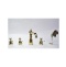 Смеситель для ванны Magliezza Grosso bianco золото  50119-4-do - 0