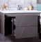 Мебель для ванной Бриклаер Кристалл 90 софт графит - 2