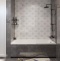 Акриловая ванна STWORKI Карлстад 180x80, с каркасом и сливом-переливом 562349 - 1
