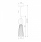 Подвесной светильник Eurosvet Glossy 50211/1 дымчатый - 2