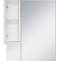 Зеркало-шкаф Misty Чегет 65 левое белое глянцевое П-Чег-02065-01Л - 1