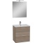 Комплект мебели для ванной Vitra Mia 60 с ящиками светлое дерево 75103 - 0