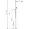 Душевая стойка Gappo оружейная сталь G2417-9 - 1