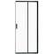 Душевая дверь Vincea Garda 100 черная стекло прозрачное VHC-1G100CLB - 0
