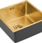 Мойка кухонная Paulmark Lassan 44 брашированное золото PM304444-BG - 1