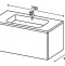 Комплект мебели Sanvit Кубэ-1 70 белый глянец - 4