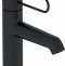 E21029-BL-BL ODEON RIVE GAUCHE смеситель для раковины, без донного клапана корпус черный, ручка черная - 0