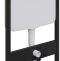 Комплект Унитаз подвесной STWORKI Ноттвиль SETK3104-2616 безободковый, с микролифтом + Система инсталляции для унитазов EWRIKA ProLT 0026-2020 с кнопкой смыва 0054 черной матовой 560130 - 1