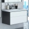 Мебель для ванной Roca Ronda 80 белый глянец, антрацит - 4