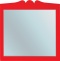Зеркало Bellezza Эстель 80 красное 4618313000035 - 0