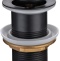 Донный клапан для раковины Allen Brau Priority Round 5.31024-31 чёрный матовый - 0