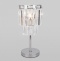 Настольная лампа декоративная Eurosvet Elegante 01136/1 хром/прозрачный хрусталь Strotskis - 0