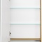 Зеркало-шкаф Aquaton Сканди 45 белый - светлое дерево 1A252002SDZ90 - 1