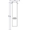 Шкаф-пенал подвесной Aquaton Ария М 34 с бельевой корзиной белый 1A124403AA010 - 5