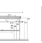 Kerasan Waldorf Металлическая структура для раковины 150см, со стеклянной полочкой, цвет хром  (из 2-х коробок: арт. 919590+920290 и 919801) 9195K1 cr - 2
