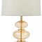 Настольная лампа декоративная LUMINA DECO Briston LDT 303 F.GD+WT - 0