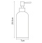 Дозатор для жидкого мыла WasserKRAFT Neime черный - белый K-1999 - 4