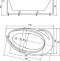 Акриловая ванна Акватек Бетта 170 R с гидромассажем и экраном BET170-0000011 - 4