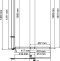 Шторка на ванну Wasserkraft Dill 61S02-80 - 3