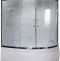 Душевой бокс Royal Bath ALP 150х100 L профиль хром стекло рифленое с гидромассажем  RB150ALP-C-CH-L - 0