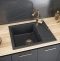 Мойка кухонная Paulmark Optimum 60 черный матовый PM216050-BLM - 2