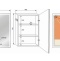 Зеркало-шкаф Style Line Квартет 55х80 с подсветкой  СС-00002383 - 1