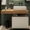 Мебель для ванной STWORKI Ольборг 100 столешница дуб французский, без отверстий, с тумбой 60, с раковиной STWORKI Soul 1 белой 489128 - 2