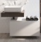 Мебель для ванной STWORKI Ольборг 60 столешница дуб карпентер, без отверстий, с тумбой 80, с раковиной STWORKI Soul 1 белой 489274 - 3
