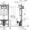 Система инсталляции для унитазов AlcaPlast AM101/1120-3:1 RU M71-0001 кнопка смыва хром - 2
