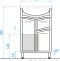 Мебель для ванной Style Line Эко Волна №11 55 белая - 15