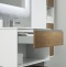 Комплект мебели Sanvit Контур 70 белый глянец - светлое дерево - 2