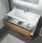 Комплект мебели Sanvit Контур 70 белый глянец - светлое дерево - 3