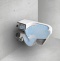 Унитаз подвесной Gustavsberg Hygienic Flush WWC 5G84HR01 безободковый - 7