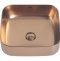 Накладная раковина Abber Rechteck 39 розовое золото матовое AC2211MRG - 1