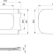 Унитаз подвесной Allen Brau Infinity безободковый с сиденьем микролифт белый - 14