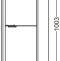 EB1587-E52-F30 Колонна 40 см, с лакированными ручками (заказываются отдельно), корпус дуб табак, фасад белый сатин лак - 1